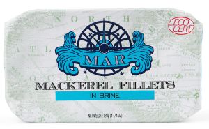 MAR MACKEREL FILLETS IN BRINE CAN 120G