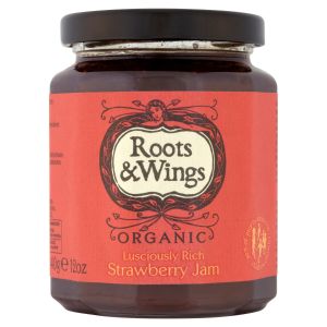 ROOTS & WINGS ORGANIC STRAWBERRY JAM 320G
